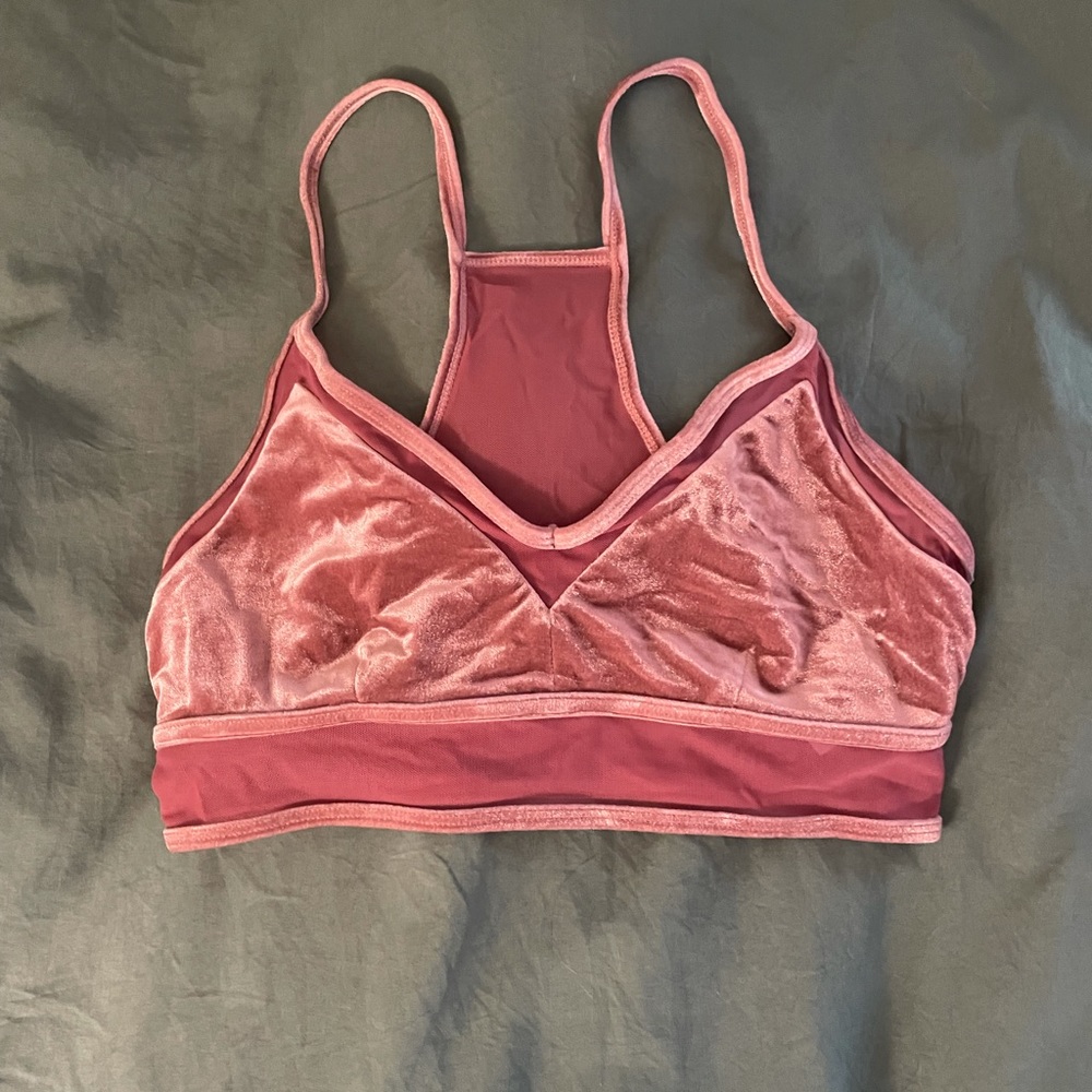 Alo Velvet Sports Bra Size M